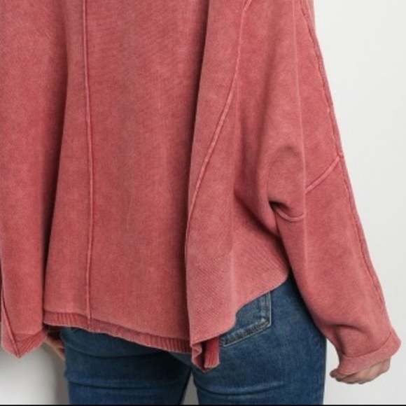 * SOLD OUT * Faded Oversized Boyfriend Sweater - Picture 3 of 4